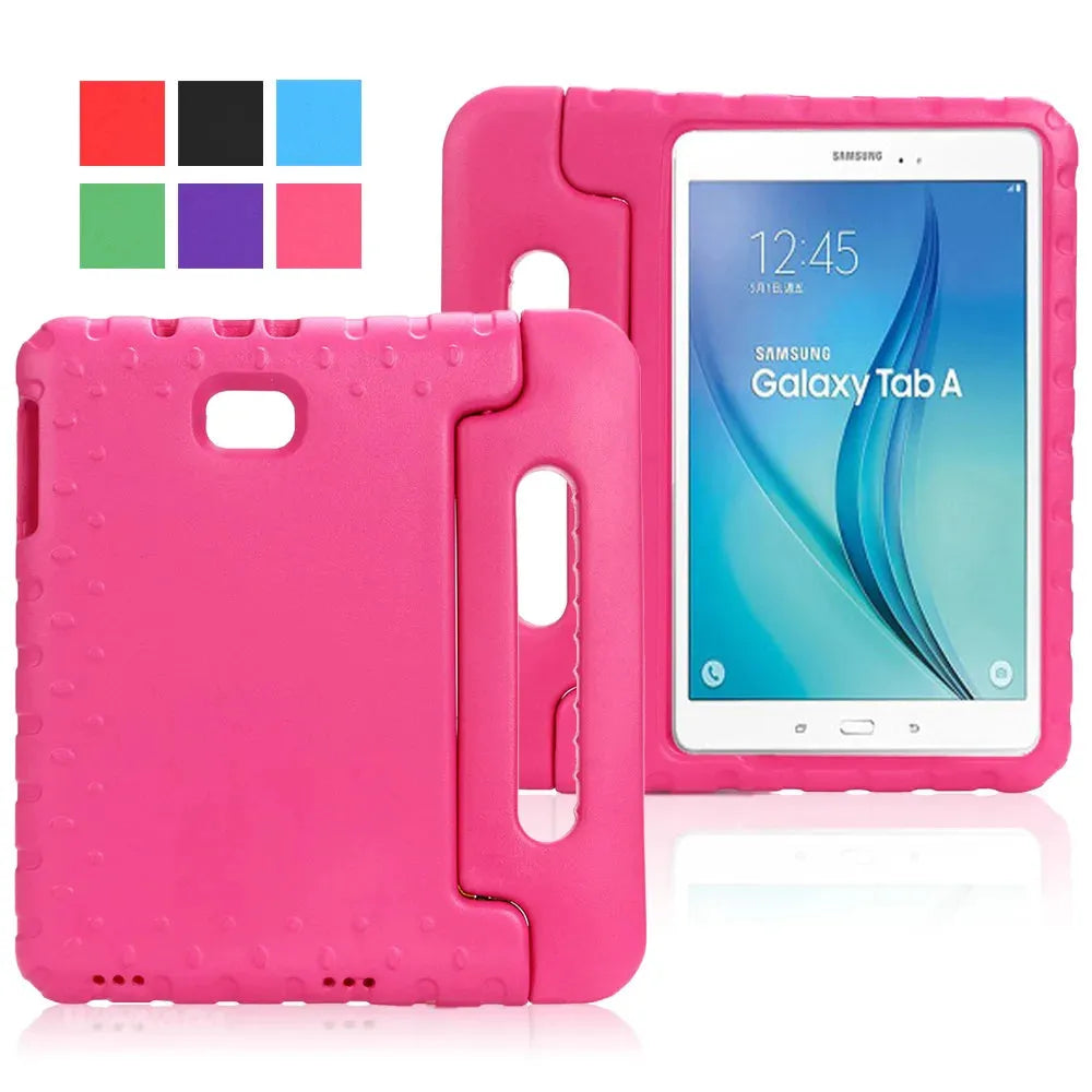 For Samsung Galaxy Tab A 10.1 inches 2016 Model number SM-T580 / T585 Case Shock Proof EVA full body stand Kids tablet cover - petguardiansupplies