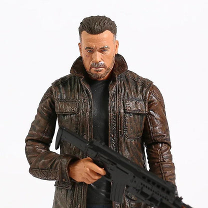 NECA Terminator 2: Judgment Day T-800 Arnold Schwarzenegger PVC Action Figure Collectible Model Toy 7" 18cm - petguardiansupplies