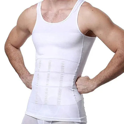 Slimming Vest Men's Slimming Underwear Body Shaper Waist Cincher Corset Men Shaper Vest Body Slimming Tummy Belly Body Shapewear - petguardiansupplies