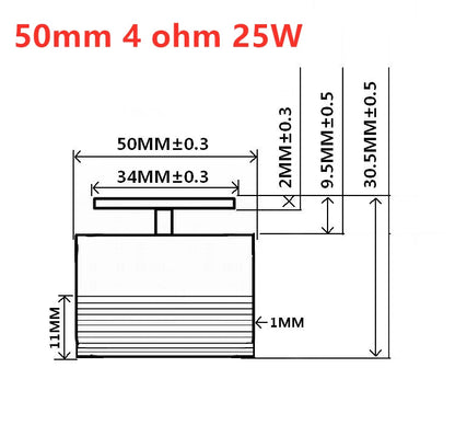 AIYIMA 25/20/15W Audio Speaker 40/44/50MM Full Range Loudspeaker Resonance Sound Exciter Super Bass Neodymium Portable Speakers - petguardiansupplies