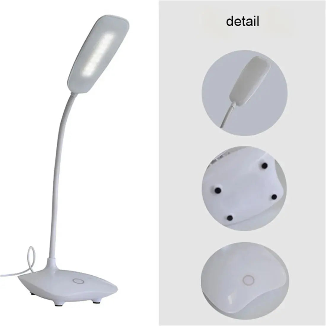 LED Desk Lamp Foldable Dimmable Touch Table Lamp DC5V USB Powered table Light 6000K night light touch dimming portable lamp - petguardiansupplies