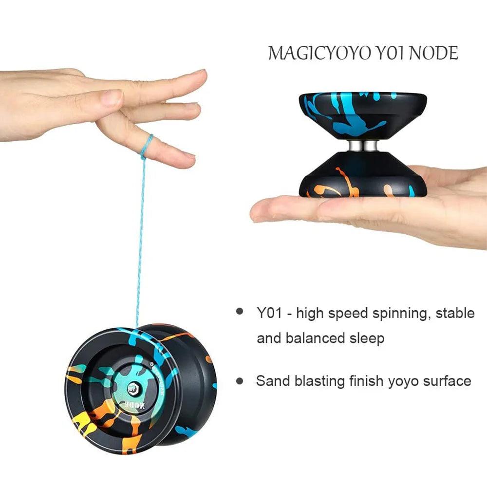 Magic Yoyo V3 YOYO ALUMINUM Alloy Professional Yoyo Best Unresponsive or Responsive Yoyos Stroller yoyo for Children Boys Toys - petguardiansupplies