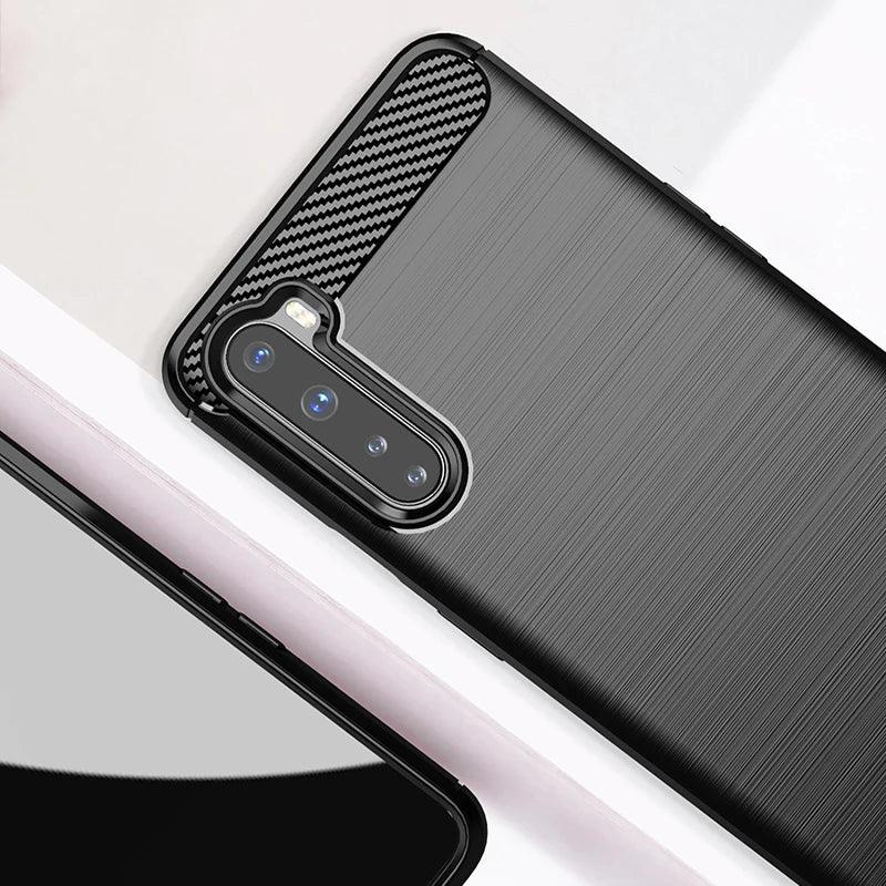 OnePlus Nord 8 NORD Z AC2001 AC2003 Carbon fiber Cover Phone Case Bumper Case for Oneplus 8 Nord Phone Cover Shockproof Bumper - petguardiansupplies