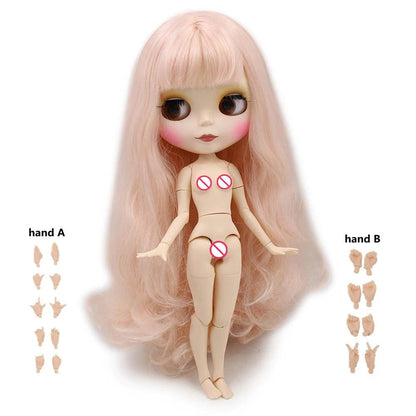 ICY DBS Blyth Doll 1/6 Joint Body DIY BJD toys Fashion Dolls girl gift Special Offer on sale with hand set A&B - petguardiansupplies