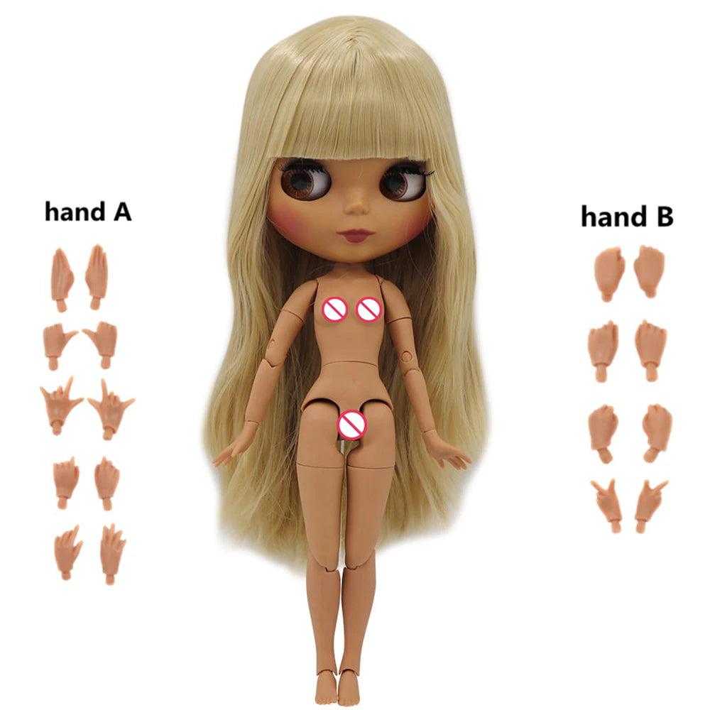 ICY DBS Blyth Doll 1/6 Joint Body DIY BJD toys Fashion Dolls girl gift Special Offer on sale with hand set A&B - petguardiansupplies