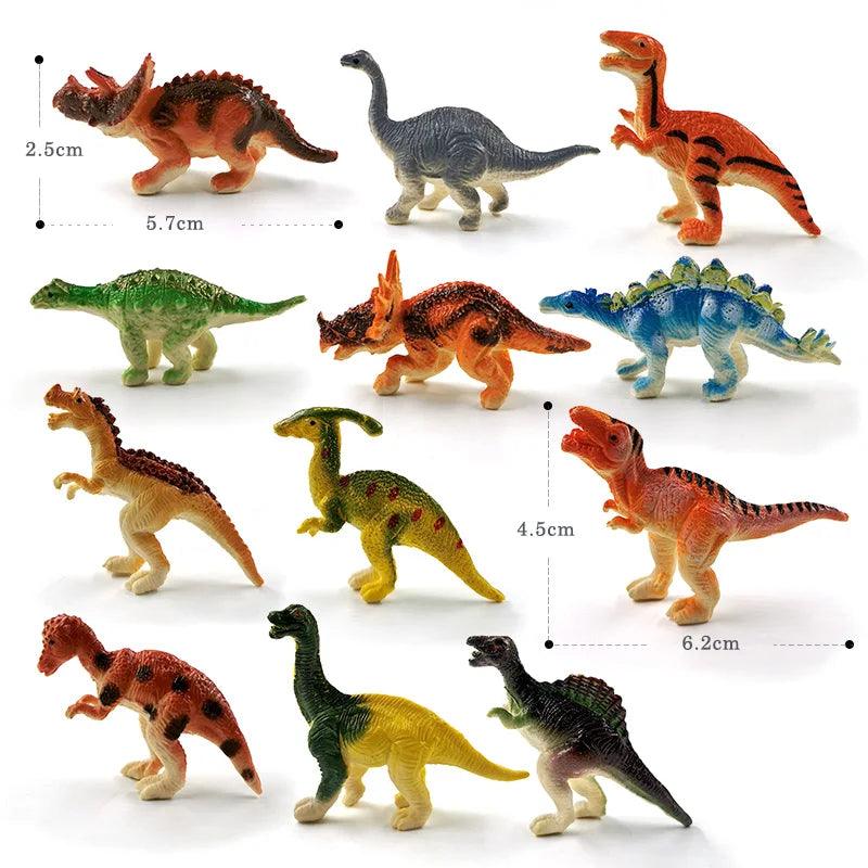 12Pcs Insect Spider Butterfly Fish Dinosaur Dog Cat Horse Figurine Farm Animal Model Action Figure Hot Toy Set For Children Gift - petguardiansupplies