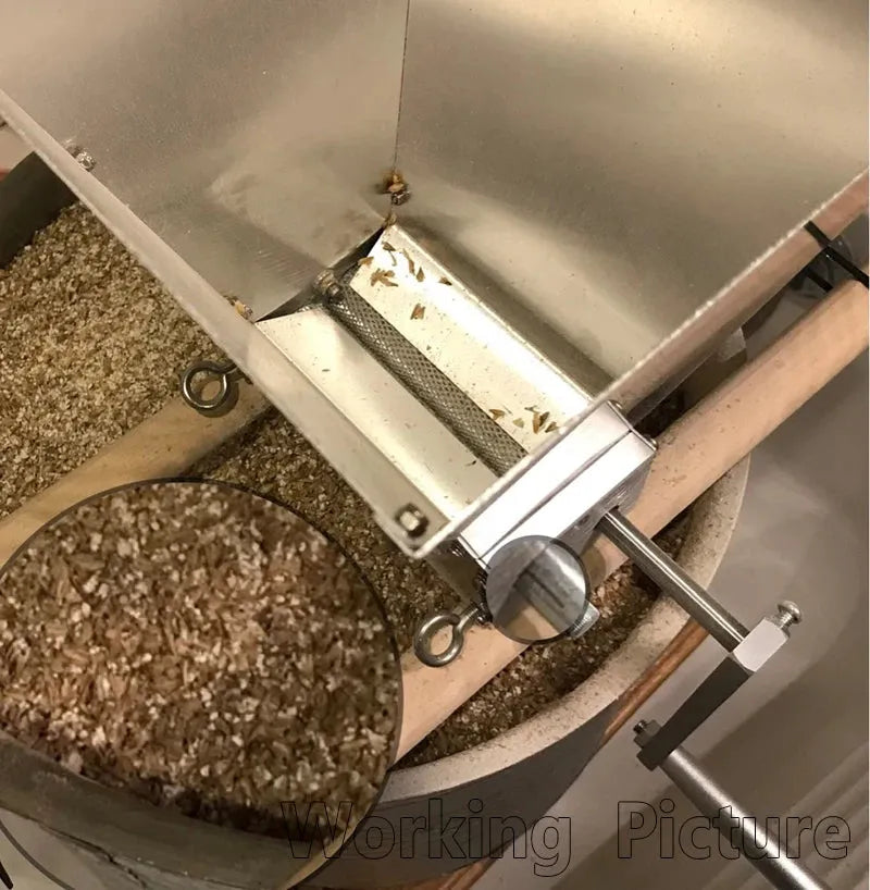 2025 Newest Stainless 2-roller Barley Malt Mill Grain Grinder Crusher For Homebrew Wholesale & Dropshipping - petguardiansupplies