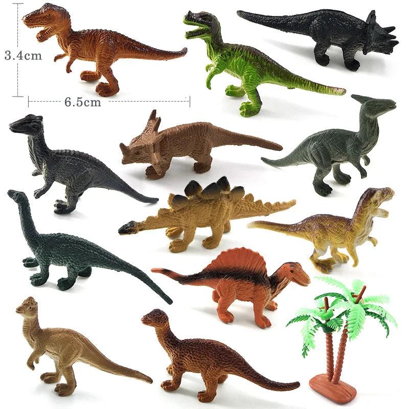 12Pcs Insect Spider Butterfly Fish Dinosaur Dog Cat Horse Figurine Farm Animal Model Action Figure Hot Toy Set For Children Gift - petguardiansupplies