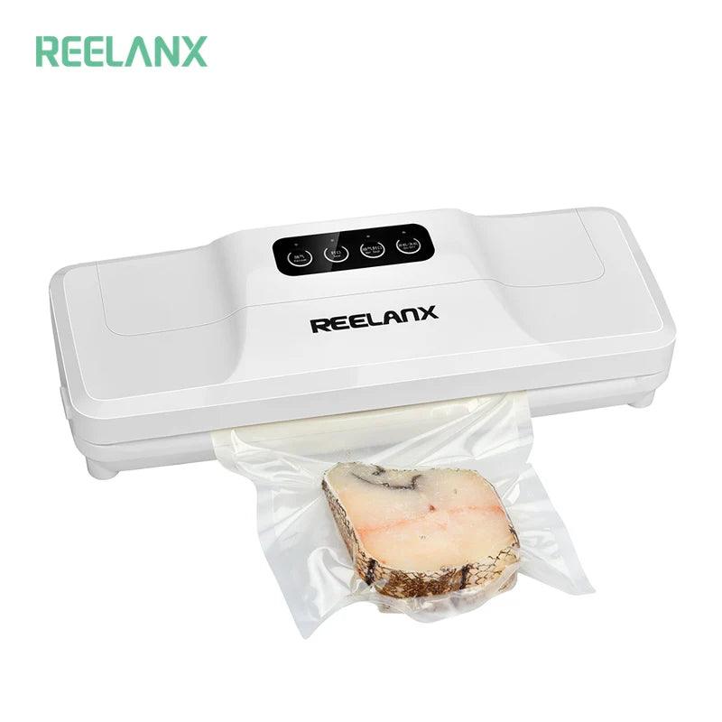 REELANX Vacuum Sealer V1 140W Automatic Vacuum Packing Machine for Food with 15pcs Bags Best Vacuum Packer Sealing Packaging - petguardiansupplies