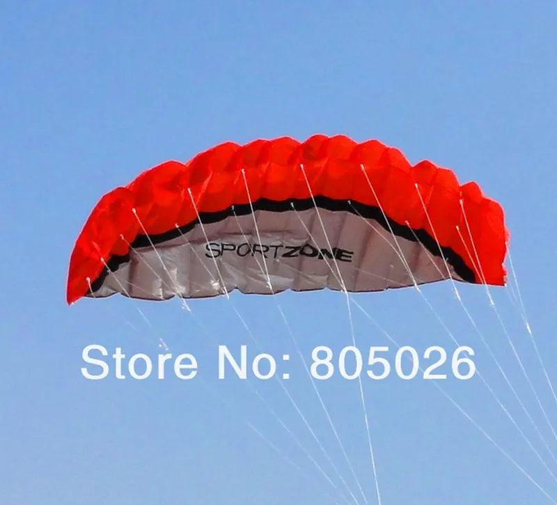 free shipping 2.5m dual Line Stunt power Kite soft kite Parafoil kite surf flying outdoor fun sports kites kiteboard factory koi - petguardiansupplies