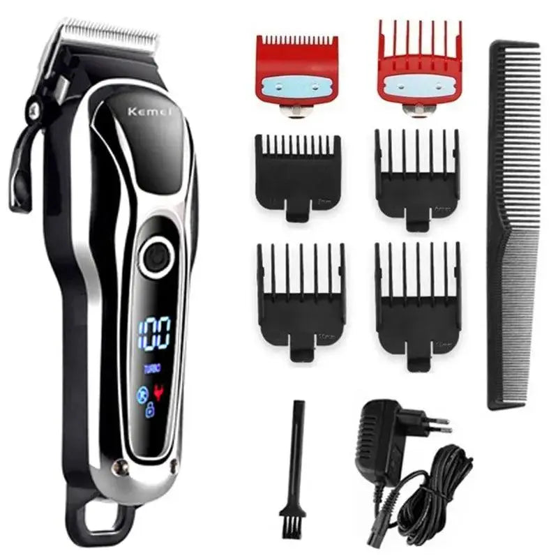 Barber shop hair clipper professional hair trimmer for men beard electric cutter hair cutting machine haircut cordless corded - petguardiansupplies