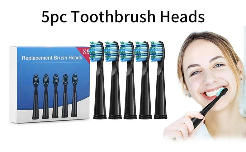 Electric Toothbrush Heads Sonic Replaceable Seago Tooth brush Head Soft Bristle SG-507/508/551/548/575/949/958/2303 - petguardiansupplies