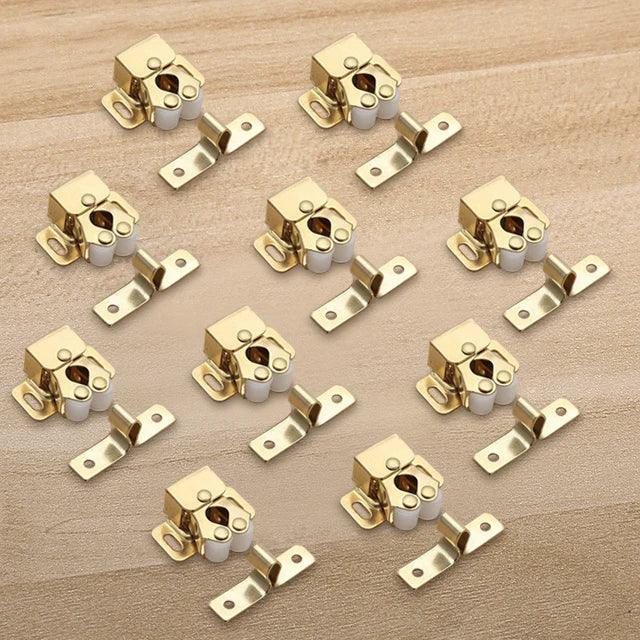 NAIERDI 2-10PCS Door Stop Closer Stoppers Damper Buffer Magnet Cabinet Catches For Wardrobe Hardware Furniture Fittings - petguardiansupplies