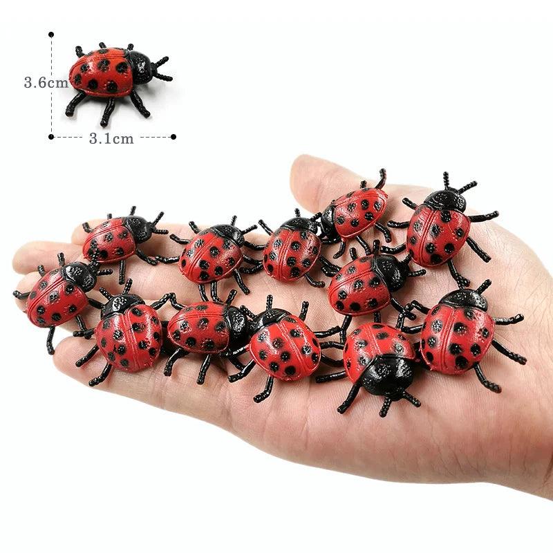 12Pcs Insect Spider Butterfly Fish Dinosaur Dog Cat Horse Figurine Farm Animal Model Action Figure Hot Toy Set For Children Gift - petguardiansupplies