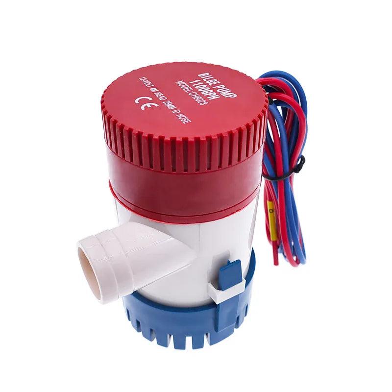 1Pcs bilge pump 12v 24V 1100gph 750gph water pump used in boat seaplane motor homes houseboat - petguardiansupplies