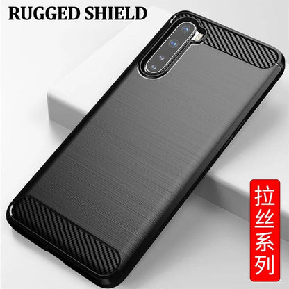 OnePlus Nord 8 NORD Z AC2001 AC2003 Carbon fiber Cover Phone Case Bumper Case for Oneplus 8 Nord Phone Cover Shockproof Bumper - petguardiansupplies