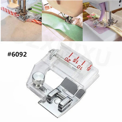 Domestic Sew Machine Accessories Shell Presser Foot Binder Foot 9907 CY-9907 AA7021-2 - petguardiansupplies