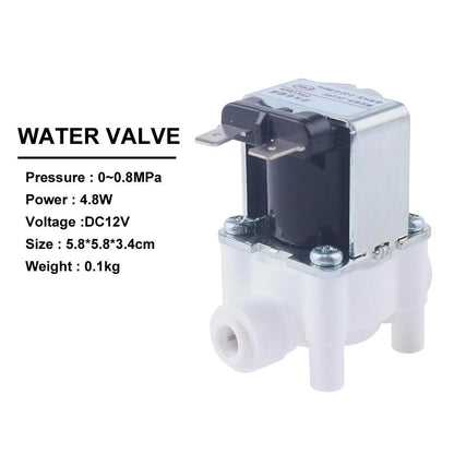 NC Electric Solenoid Valve Magnetic DC 12V Water Air Inlet Flow Switch 1/4 " 12V 24V 220V Magnetic Washing Machine Dispenser - petguardiansupplies