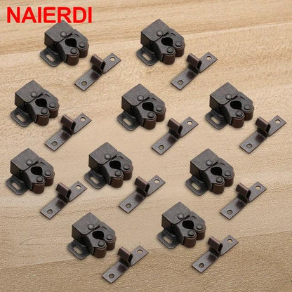 NAIERDI 2-10PCS Door Stop Closer Stoppers Damper Buffer Magnet Cabinet Catches For Wardrobe Hardware Furniture Fittings - petguardiansupplies