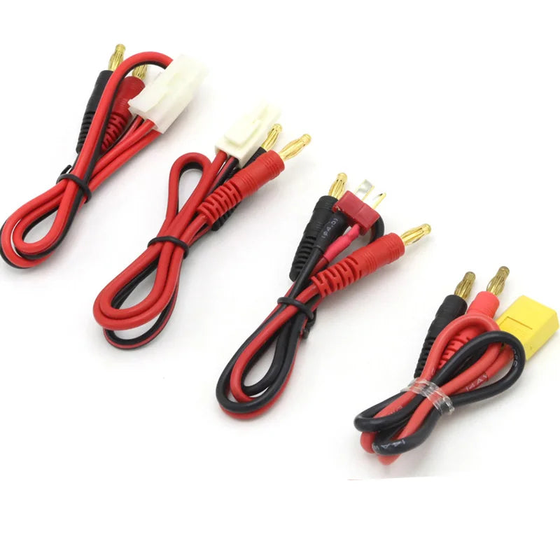 RC Connector Cable T plug Deans Connector to Banana Tamiya Plug to Banana for IMAX B6 B6AC B8 Chargers - petguardiansupplies