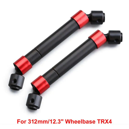 INJORA 2PCS Metal CVD Drive Shaft for 1/10 RC Car Crawler TRX4 TRX-4 Upgrade Parts - petguardiansupplies