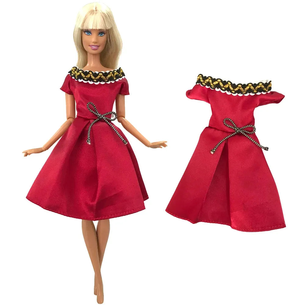 NK 1 Pcs Fashion Doll Dress For 11.5 Inch Doll Clothes 1/6 Dolls Accessories Outfit Casual Shirt Party DIY Dollhouse Toys JJ - petguardiansupplies