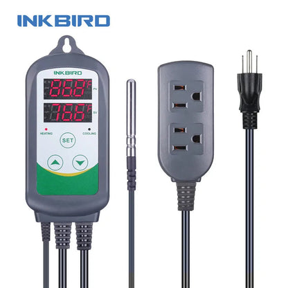 INKBIRD ITC-308 Heating and Cooling Dual Relay Temperature Controller, Carboy, Fermenter, Greenhouse Terrarium Temp. Control - petguardiansupplies