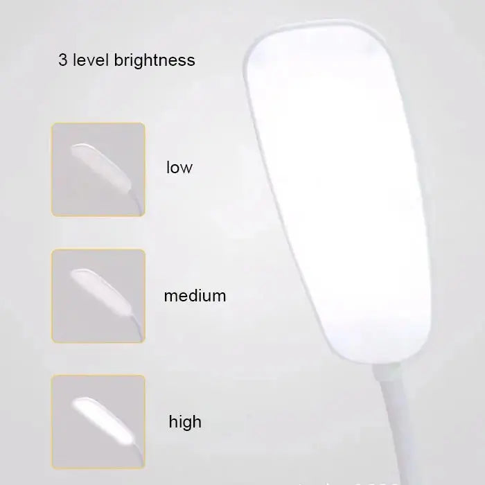 LED Desk Lamp Foldable Dimmable Touch Table Lamp DC5V USB Powered table Light 6000K night light touch dimming portable lamp - petguardiansupplies