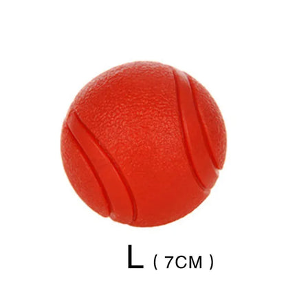 HOOPET Dog Toy Rubber Ball Bite-resistant Ball Toy for Dogs Puppy Teddy Pitbull Red Color Solid Ball S-XL Pet Supplies - petguardiansupplies