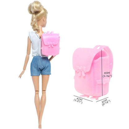 Mix Cute Doll Furniture Pretend Play Toy Hangers TV Sofa Shoes Rack for Barbie Doll Dollhouse Accessories DIY Baby Toys - petguardiansupplies