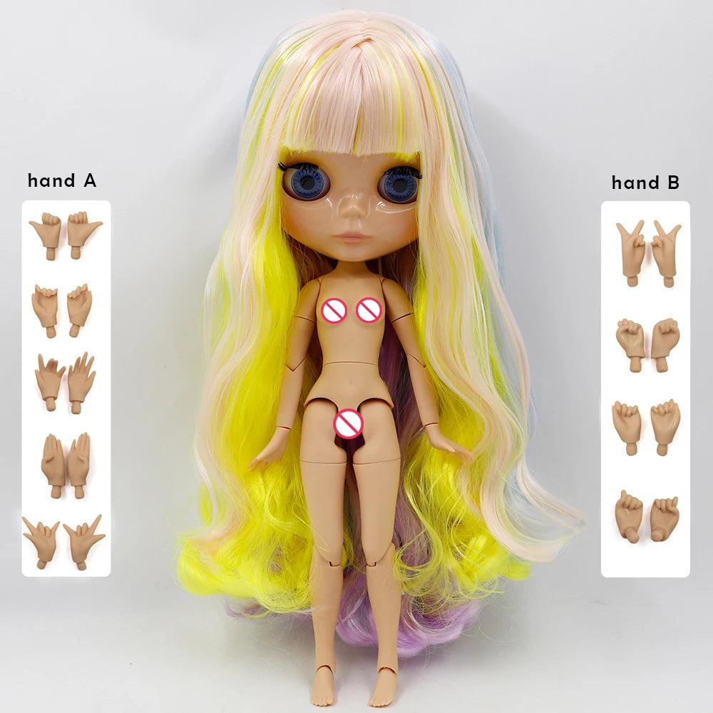 ICY DBS Blyth Doll 1/6 Joint Body DIY BJD toys Fashion Dolls girl gift Special Offer on sale with hand set A&B - petguardiansupplies