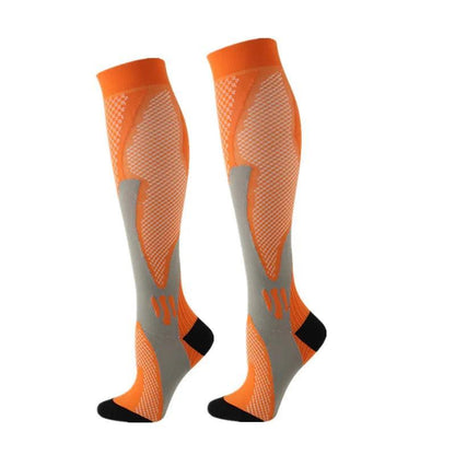 Large Size XXL Compression Stockings Fit For Sports Crossfit Golf Tube Outdoor Sports Men Women Compression Socks Knee Stockings - petguardiansupplies