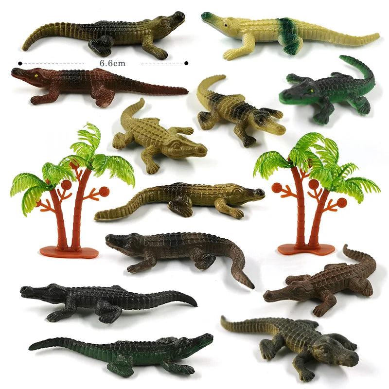 12Pcs Insect Spider Butterfly Fish Dinosaur Dog Cat Horse Figurine Farm Animal Model Action Figure Hot Toy Set For Children Gift - petguardiansupplies