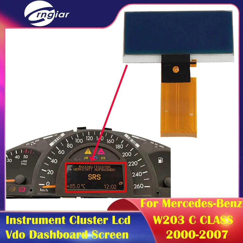 instrument cluster lcd vdo dashboard screen display for Mercedes-Benz W203 C CLASS C200 C230 C300 C320 C350(2000-2007) display - petguardiansupplies