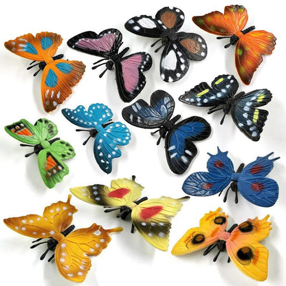 12Pcs Insect Spider Butterfly Fish Dinosaur Dog Cat Horse Figurine Farm Animal Model Action Figure Hot Toy Set For Children Gift - petguardiansupplies