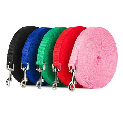 Nylon Dog Training Leashes Pet Supplies Walking Harness Collar Leader Rope For Dogs Cat 1.5M 1.8M 3M 4.5M 6M 10M - petguardiansupplies