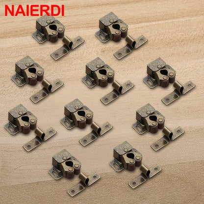 NAIERDI 2-10PCS Door Stop Closer Stoppers Damper Buffer Magnet Cabinet Catches For Wardrobe Hardware Furniture Fittings - petguardiansupplies