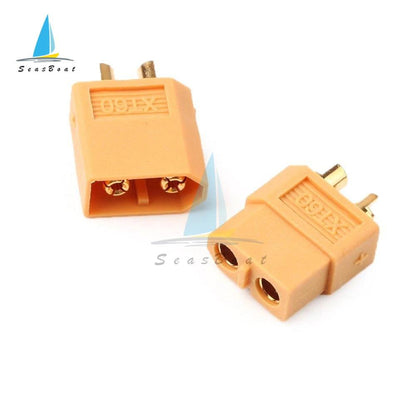 1pcs XT60 Female Male Connector With 10CM 14AWG Silicone Wire for Rc Drone Car Boat Rc Lipo battery - petguardiansupplies