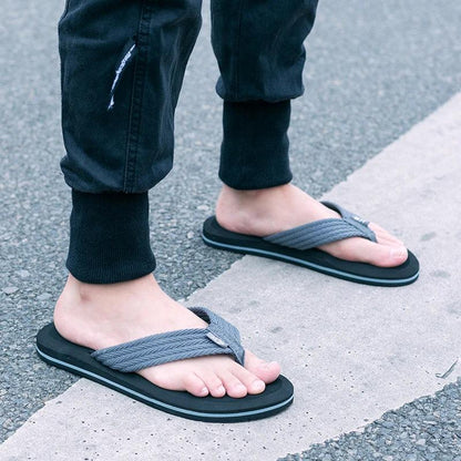 Summer Men Flip Flops High Quality Comfortable Beach Sandals Shoes for Men Male Slippers Plus Size 48 49 50 Casual Shoes - petguardiansupplies