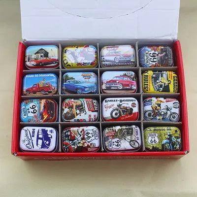 Colorful mini tin box sealed jar packing boxes jewelry, candy box small storage boxes cans coin earrings, headphones gift box - petguardiansupplies