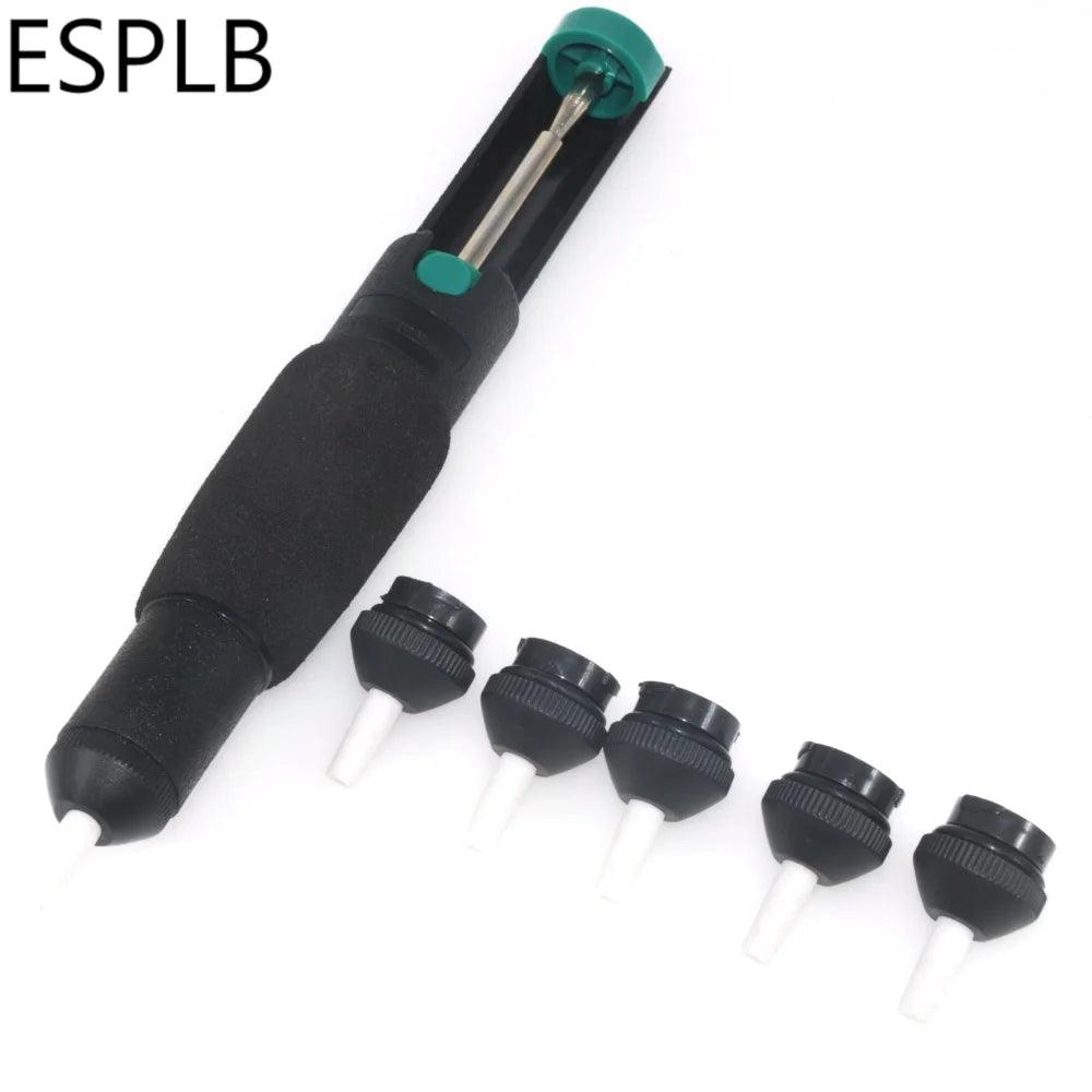 Plastic Powerful Desoldering Pump Suction Tin Vacuum Soldering Iron Desolder Gun Soldering Sucker Pen Removal Hand Welding Tools - petguardiansupplies