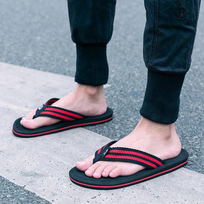 Summer Men Flip Flops High Quality Comfortable Beach Sandals Shoes for Men Male Slippers Plus Size 48 49 50 Casual Shoes - petguardiansupplies