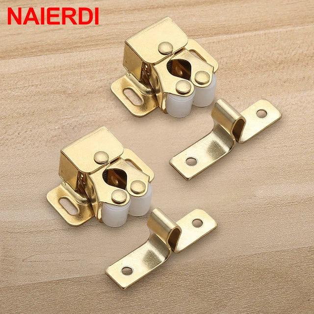 NAIERDI 2-10PCS Door Stop Closer Stoppers Damper Buffer Magnet Cabinet Catches For Wardrobe Hardware Furniture Fittings - petguardiansupplies