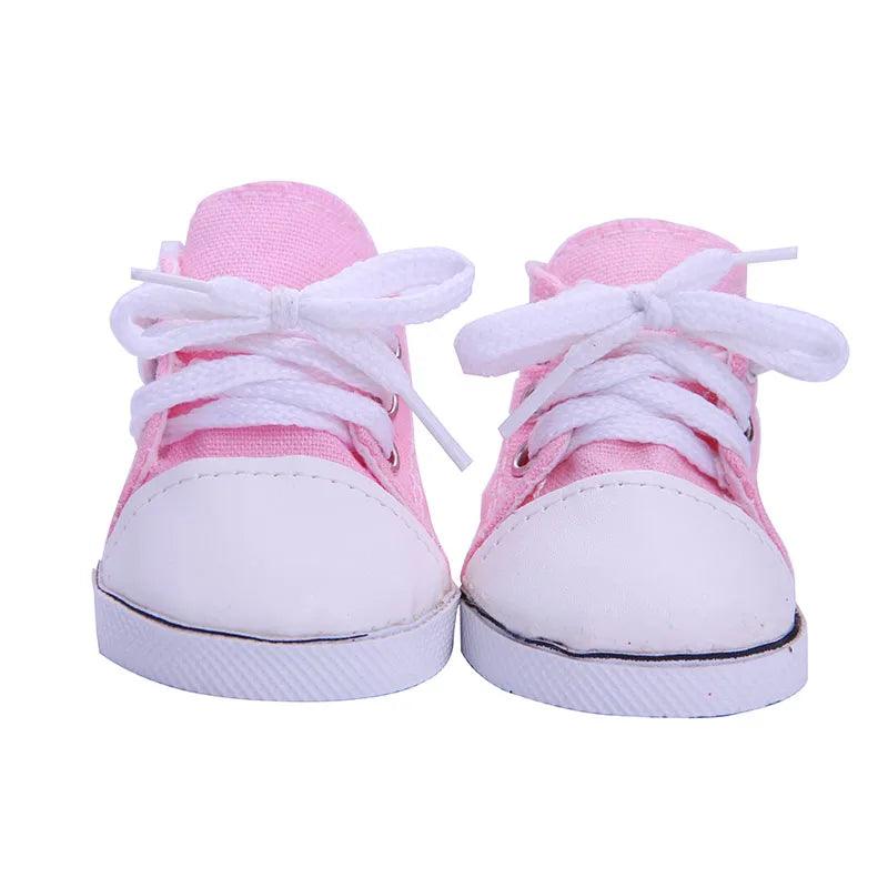 Doll Shoes Clothes Handmade Boots 7Cm Shoes For 18 Inch American&43Cm Baby New Born Doll Accessories For Generation Girl`Toy DIY - petguardiansupplies