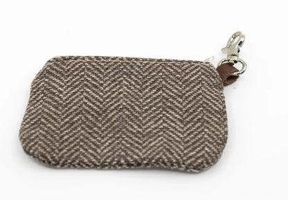 “Herringbone” Dog Poo Bag Holder (Brown) – by Ralph & Co-2