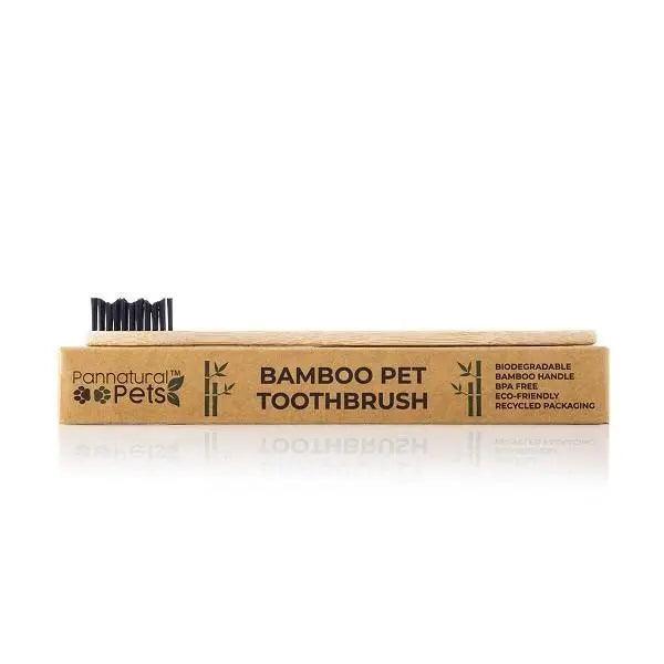 Natura Pets Bamboo Pet Toothbrush for Dogs - petguardiansupplies