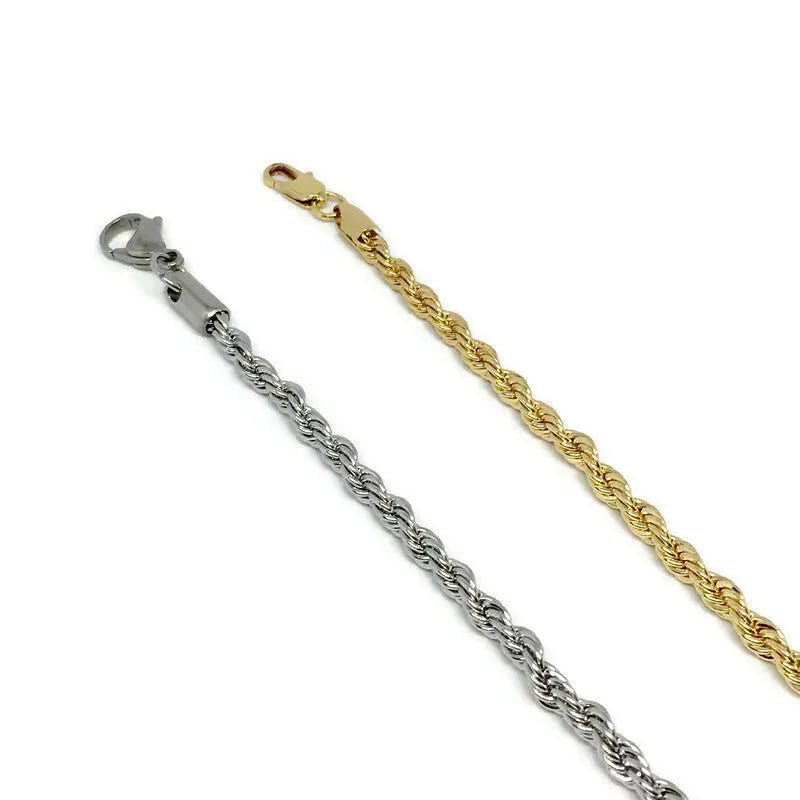 Rope Chain Steel Bracelet-2