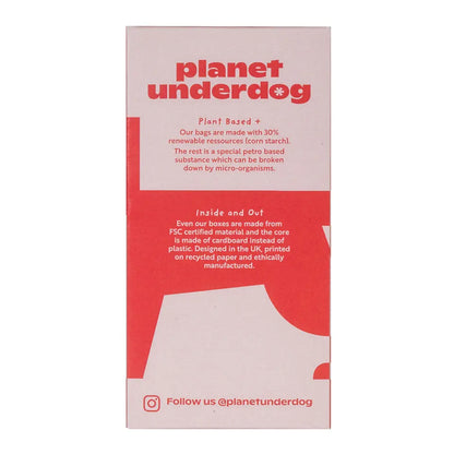 120 Planet Underdog Compostable Dog Poop Bags - Red Box-2