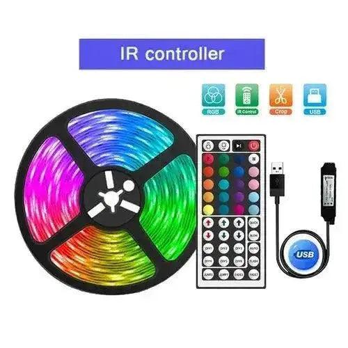 RGB 5050 USB LED Strip Lights with Bluetooth Control - petguardiansupplies