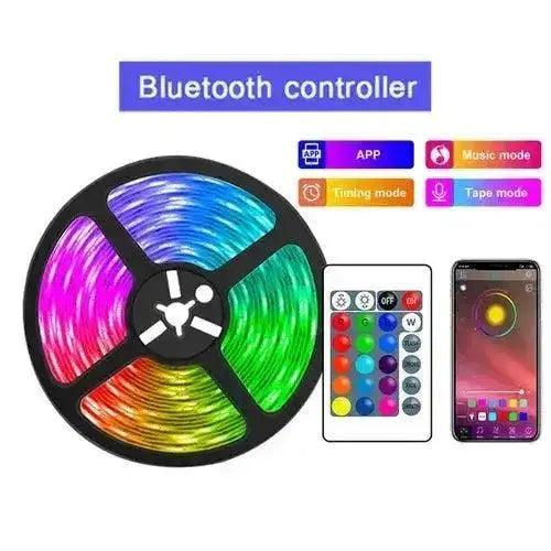 RGB 5050 USB LED Strip Lights with Bluetooth Control - petguardiansupplies